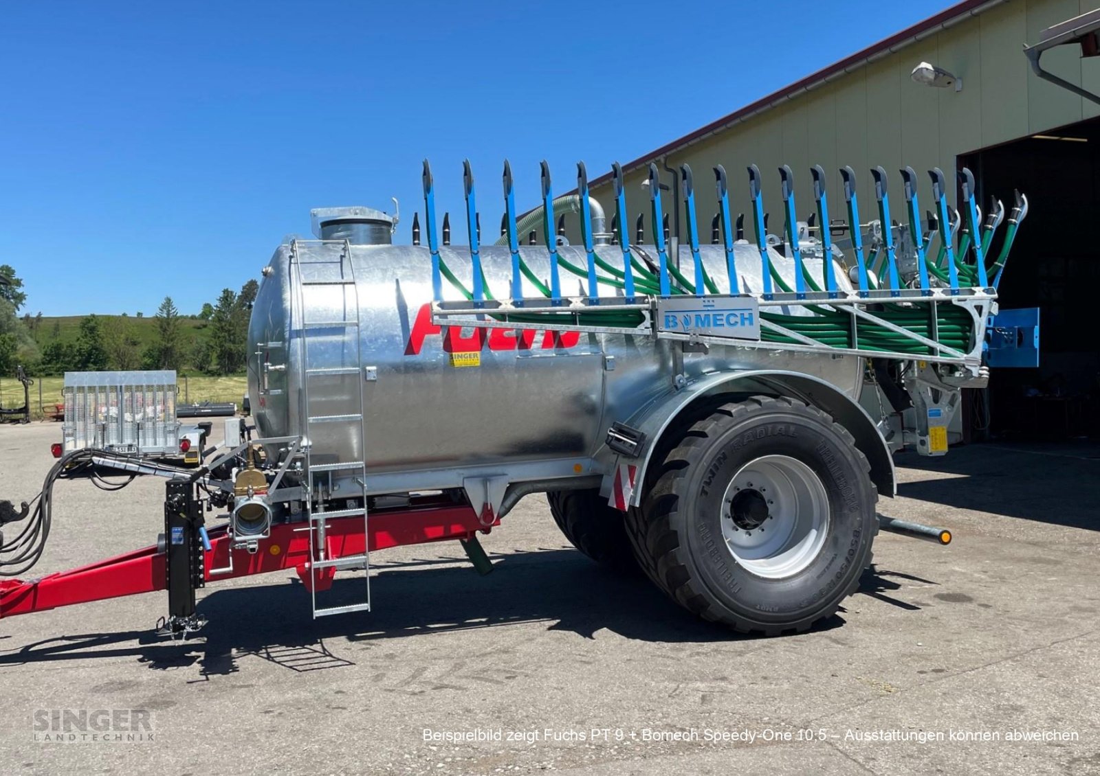 Gülleverteiltechnik typu Bomech Speedy-One 10,5, Neumaschine w Ebenhofen (Zdjęcie 1)