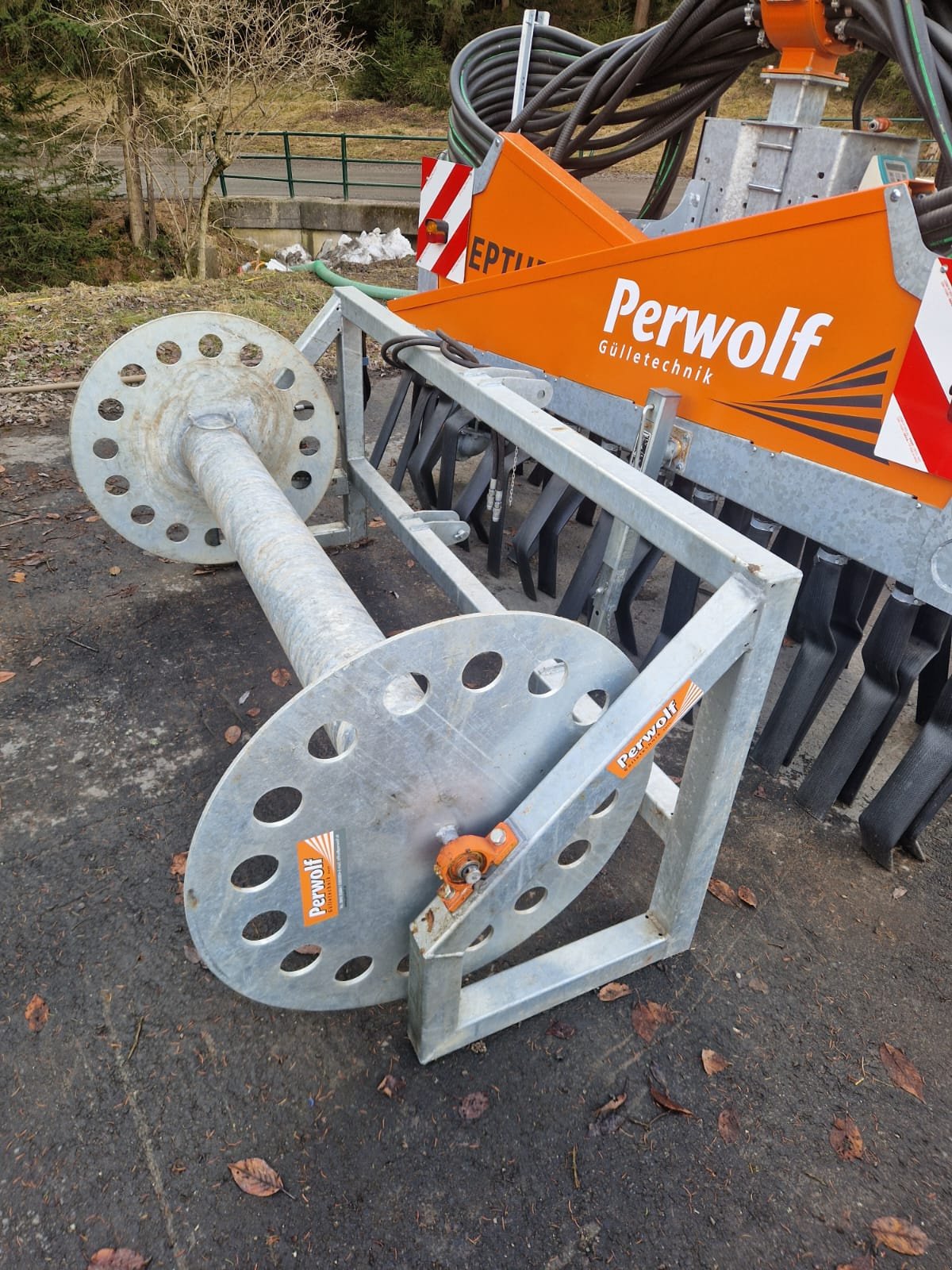 Gülleverteiltechnik du type Perwolf Schlauchhaspel ECO 400, Gebrauchtmaschine en Obdach (Photo 1)