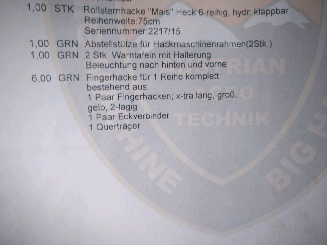 Hackgerät typu Hatzenbichler Rollsternhacke + Reichhardt PST Slide, Gebrauchtmaschine v Liebenwalde (Obrázok 12)