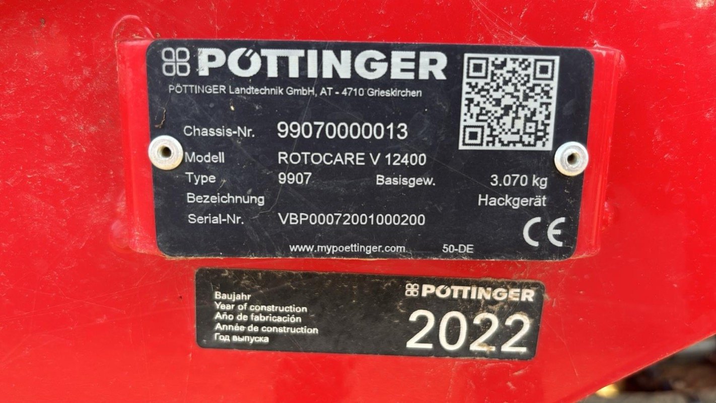 Hackgerät des Typs Pöttinger Rotocare V12400 Rollhacke, Gebrauchtmaschine in Liebenwalde (Bild 2)