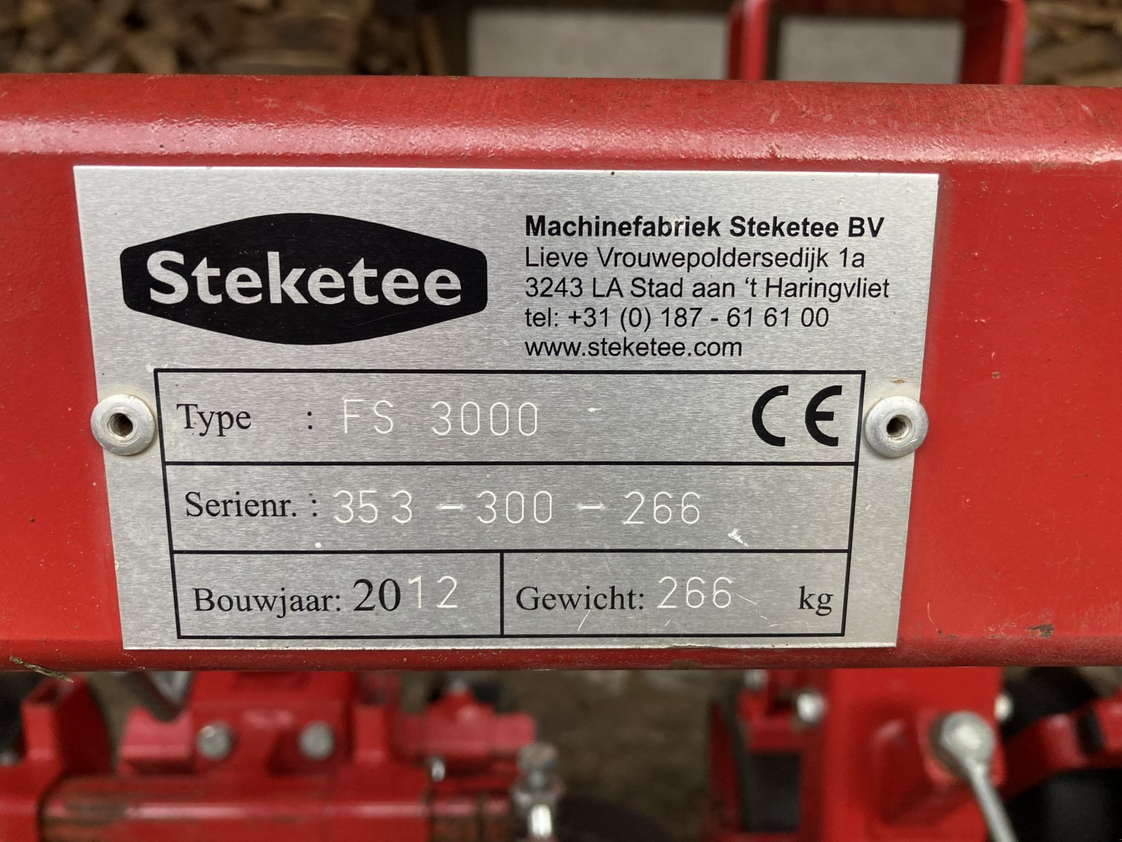 Hackstriegel des Typs Steketee FS 3000, Gebrauchtmaschine in Algermissen  (Bild 1)