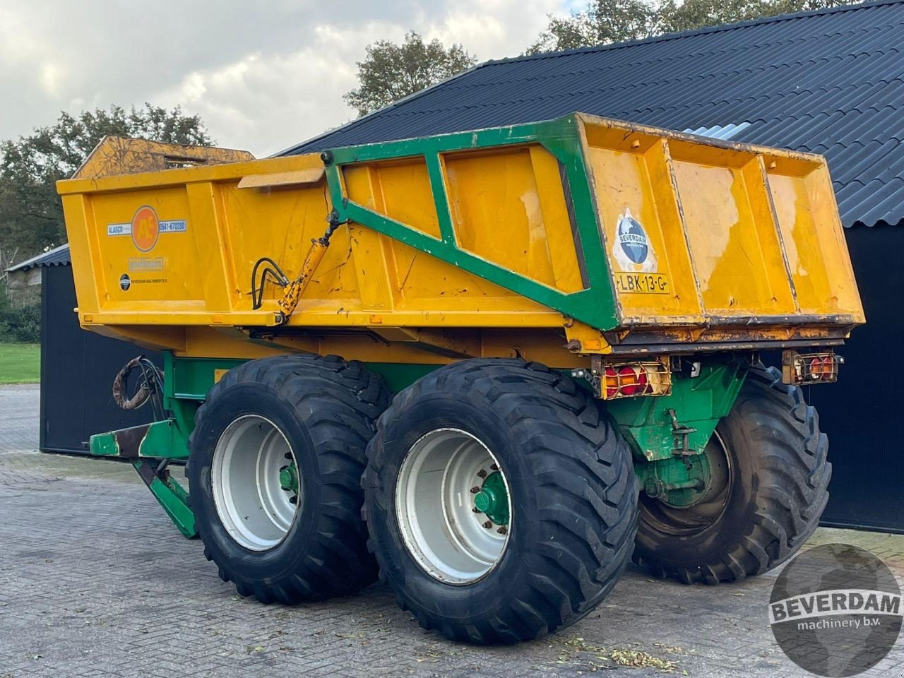 Häcksel Transportwagen des Typs Alasco Udo 90, Gebrauchtmaschine in Vriezenveen (Bild 3)