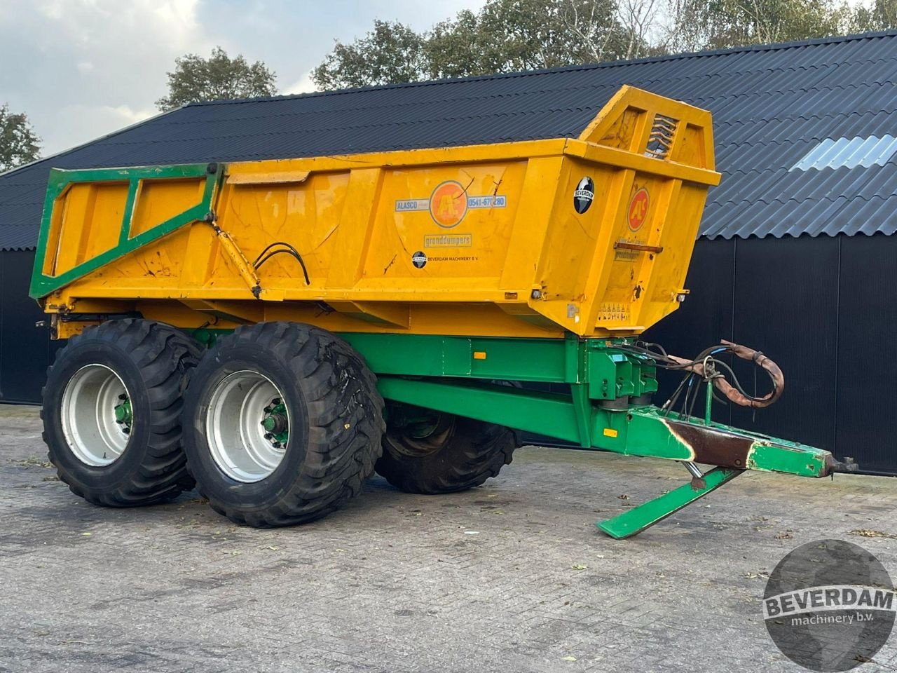 Häcksel Transportwagen van het type Alasco Udo 90, Gebrauchtmaschine in Vriezenveen (Foto 2)