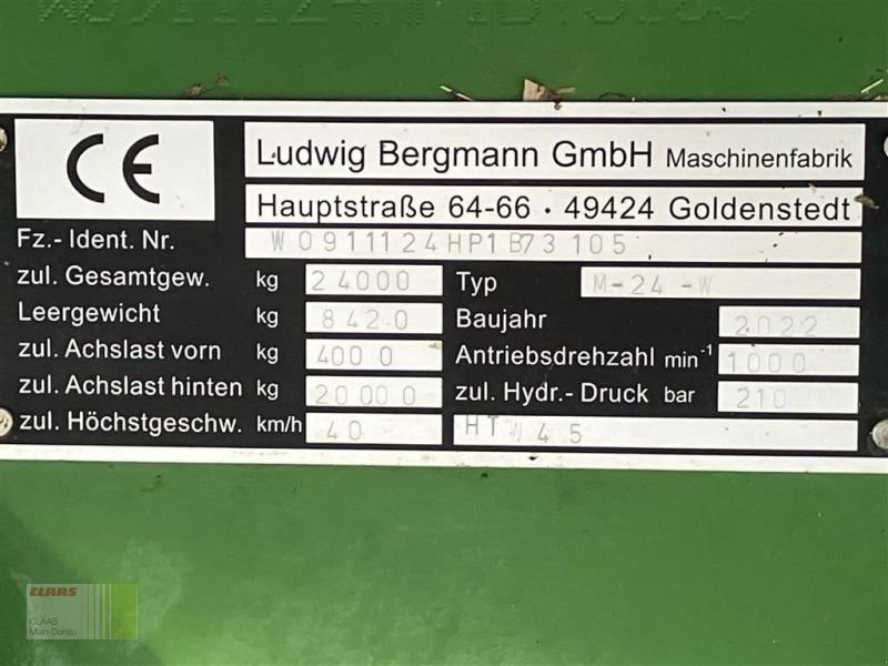 Häcksel Transportwagen типа Bergmann HTW 45 MECH.ANTRIEB+LA, Neumaschine в Vohburg (Фотография 14)