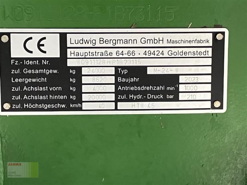 Häcksel Transportwagen typu Bergmann HTW 45 MIT LADERAUMABDECKUNG, Neumaschine v Heilsbronn (Obrázok 12)