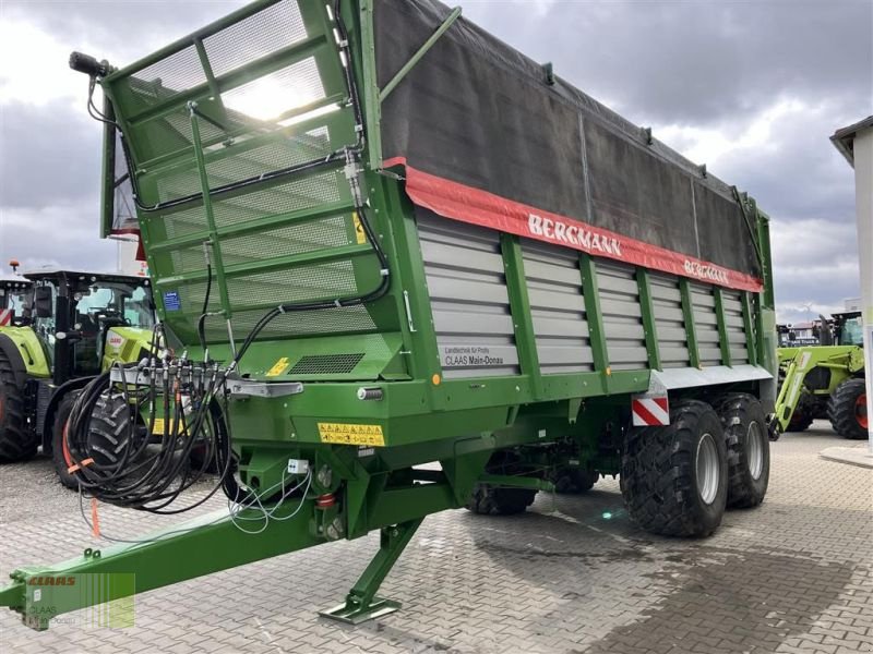 Häcksel Transportwagen del tipo Bergmann HTW 45 MIT LADERAUMABDECKUNG, Neumaschine en Heilsbronn (Imagen 4)