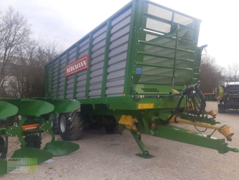 Häcksel Transportwagen van het type Bergmann HTW 45 MIT LADERAUMABDECKUNG, Neumaschine in Allershausen (Foto 1)