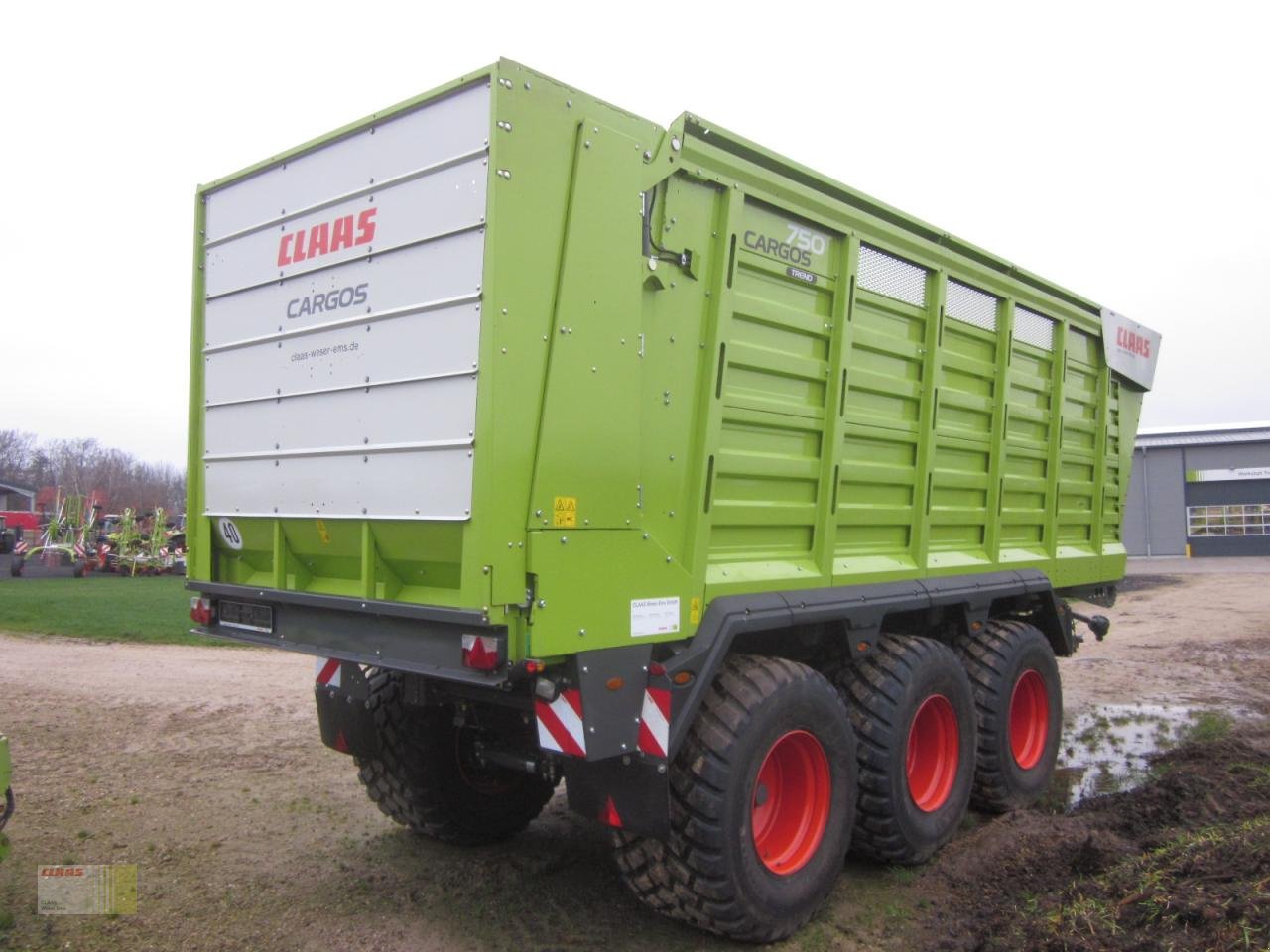 Häcksel Transportwagen del tipo CLAAS CARGOS 750 TREND Tridem, Gebrauchtmaschine en Neerstedt (Imagen 4)