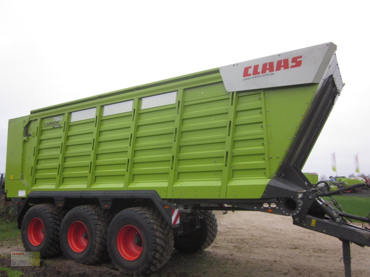 Häcksel Transportwagen typu CLAAS CARGOS 750 TREND Tridem, Gebrauchtmaschine w Neerstedt (Zdjęcie 7)