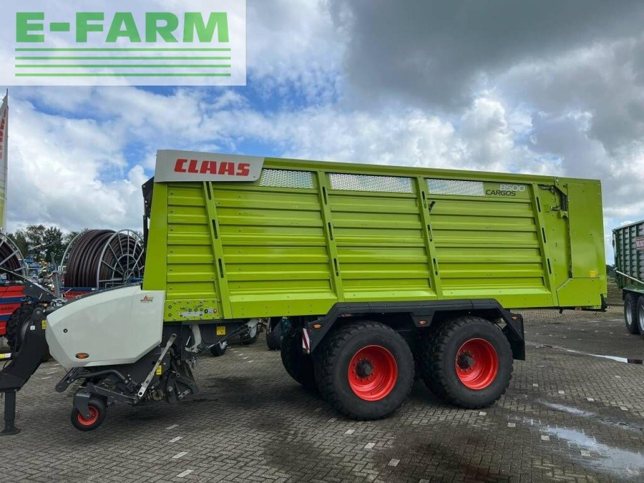 Häcksel Transportwagen tip CLAAS cargos 8500, Gebrauchtmaschine in ag BROEKLAND (Poză 4)