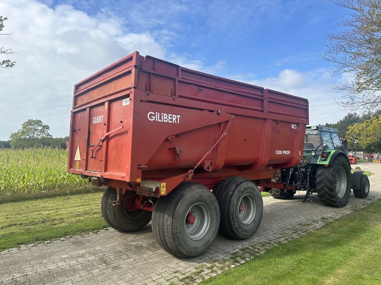 Häcksel Transportwagen Türe ait Gilibert 13 ton, Gebrauchtmaschine içinde Almen (resim 7)