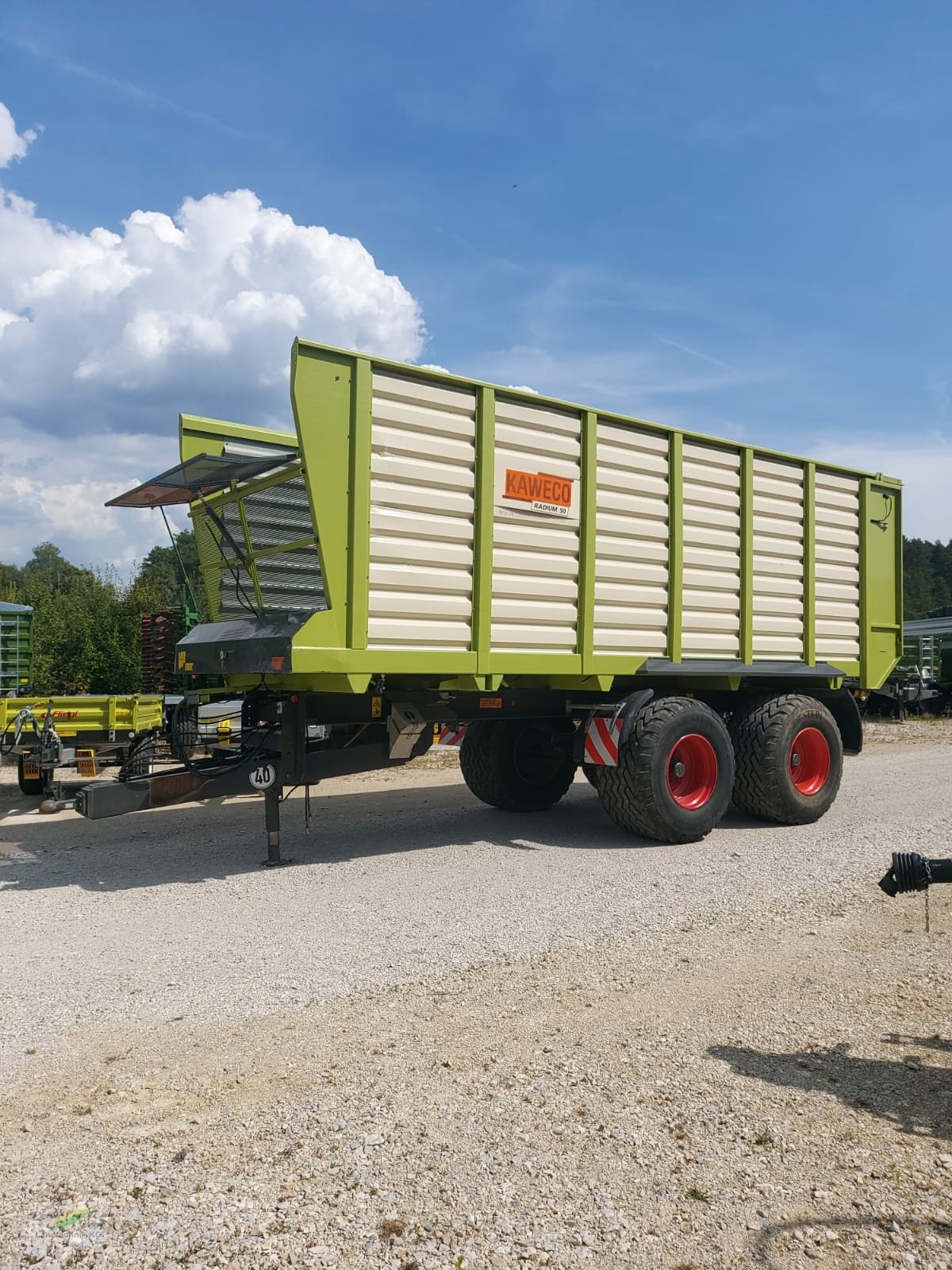 Häcksel Transportwagen Türe ait Kaweco Radium 50, Gebrauchtmaschine içinde Pegnitz-Bronn (resim 1)