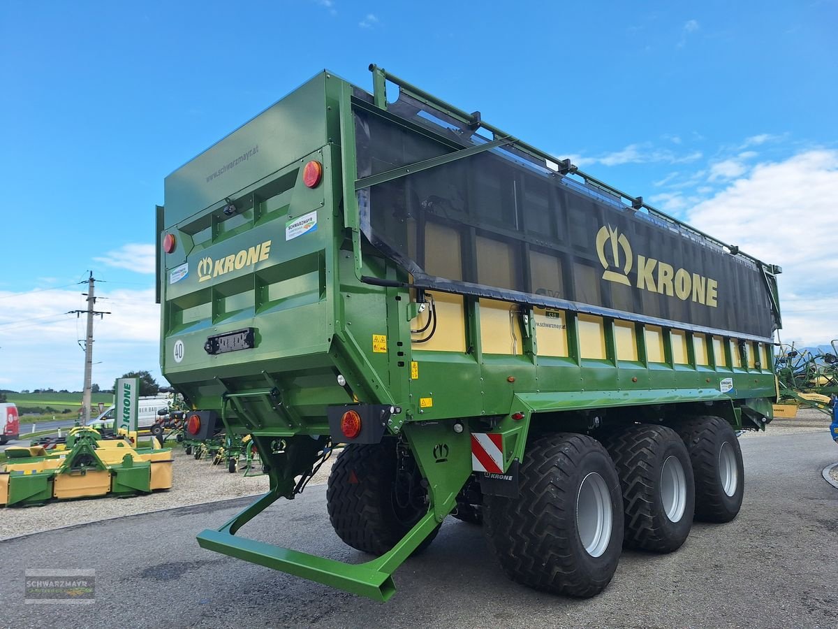 Häcksel Transportwagen tip Krone GX 520 mit Laderaumabdeckung und Tridemfahrwerk, Gebrauchtmaschine in Gampern (Poză 5)