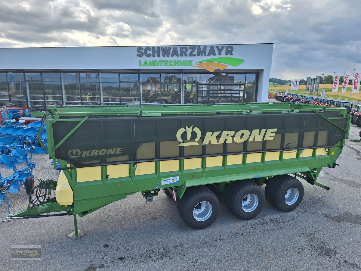 Häcksel Transportwagen del tipo Krone GX 520 mit Laderaumabdeckung und Tridemfahrwerk, Gebrauchtmaschine en Gampern (Imagen 1)