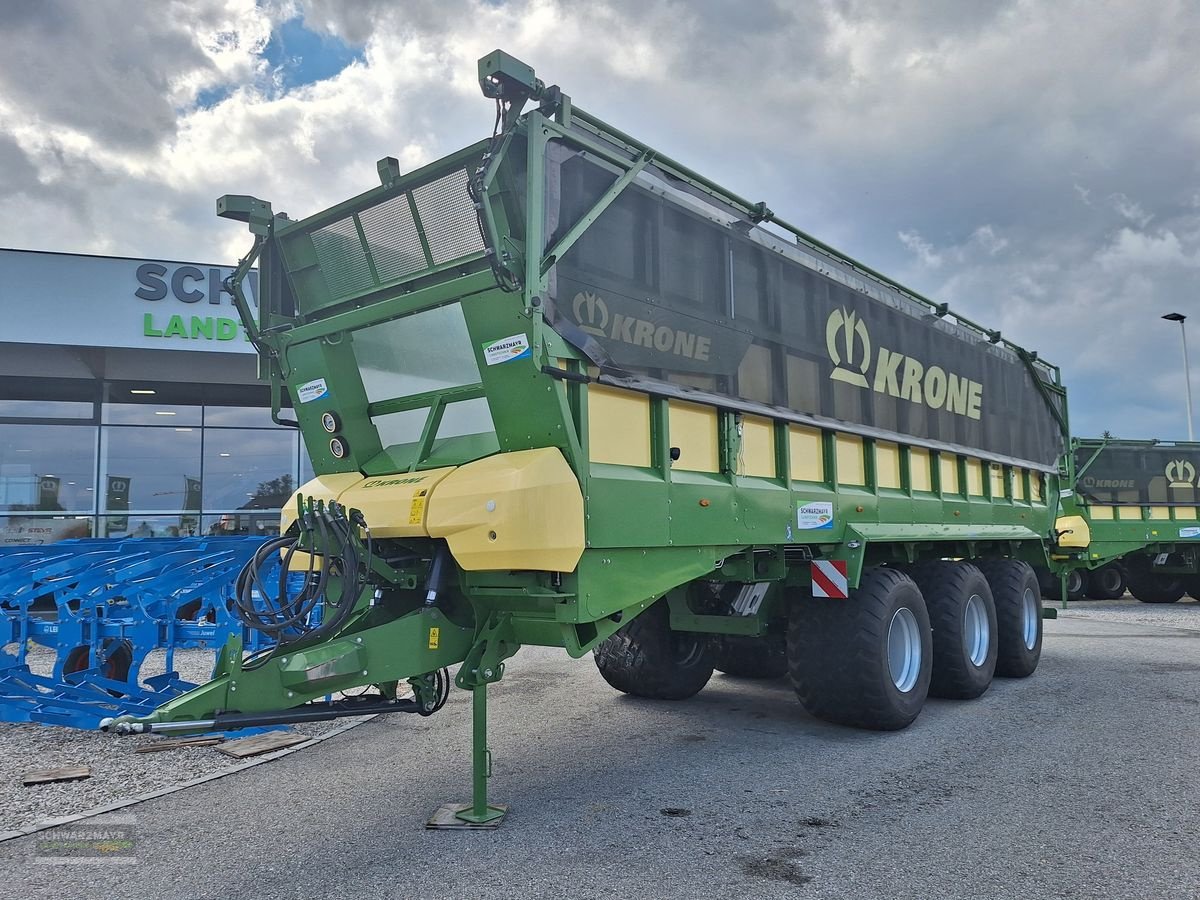 Häcksel Transportwagen des Typs Krone GX 520 mit Laderaumabdeckung und Tridemfahrwerk, Gebrauchtmaschine in Gampern (Bild 3)