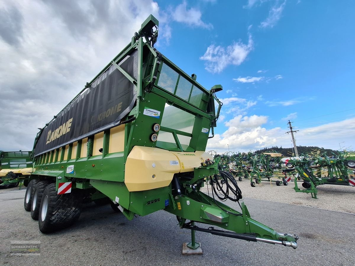 Häcksel Transportwagen del tipo Krone GX 520 mit Laderaumabdeckung und Tridemfahrwerk, Gebrauchtmaschine en Gampern (Imagen 4)