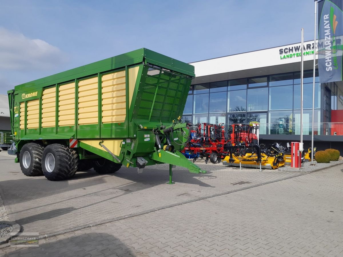 Häcksel Transportwagen des Typs Krone TX 460 D, Vorführmaschine in Aurolzmünster (Bild 1)