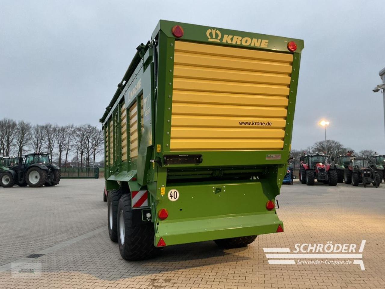 Häcksel Transportwagen van het type Krone TX 460 D, Gebrauchtmaschine in Holdorf (Foto 10)