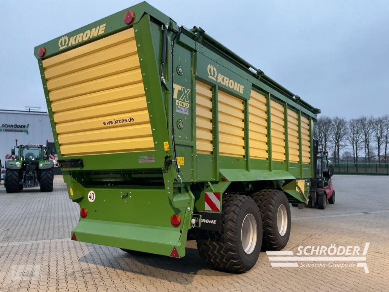 Häcksel Transportwagen van het type Krone TX 460 D, Gebrauchtmaschine in Holdorf (Foto 11)