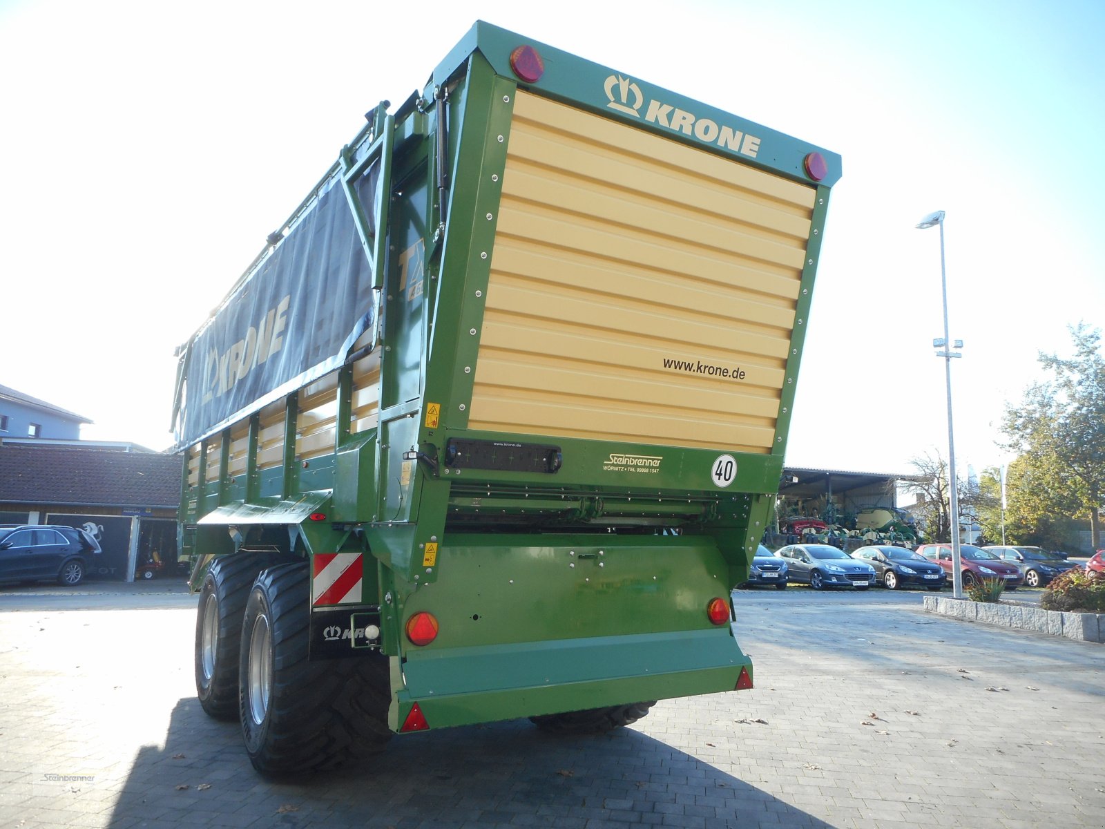 Häcksel Transportwagen van het type Krone TX 460 GL, Gebrauchtmaschine in Wörnitz (Foto 9)