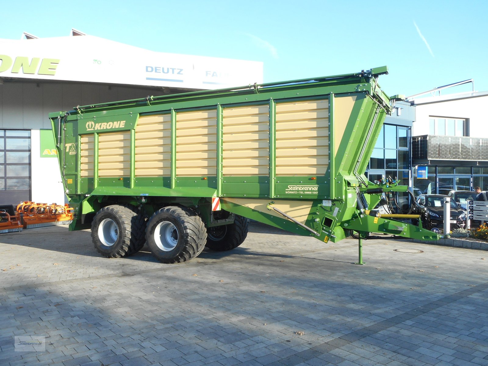 Häcksel Transportwagen van het type Krone TX 460 GL, Gebrauchtmaschine in Wörnitz (Foto 20)