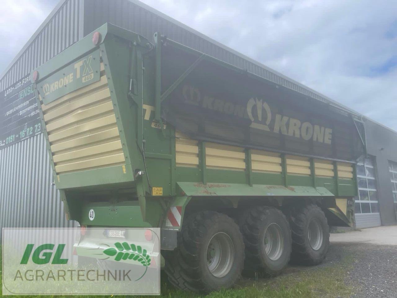 Häcksel Transportwagen typu Krone TX 460 Tridem, Gebrauchtmaschine v Nabburg (Obrázok 3)