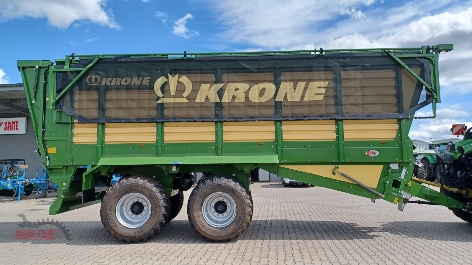 Häcksel Transportwagen del tipo Krone TX 460, Neumaschine en Creußen (Imagen 10)