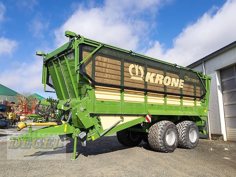 Häcksel Transportwagen des Typs Krone TX 460, Vorführmaschine in Feilitzsch (Bild 5)