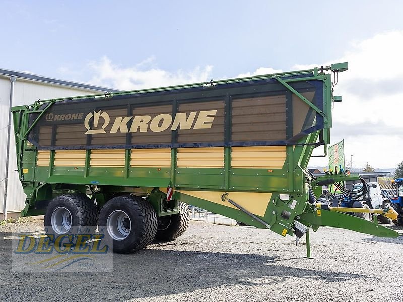 Häcksel Transportwagen des Typs Krone TX 460, Vorführmaschine in Feilitzsch (Bild 3)