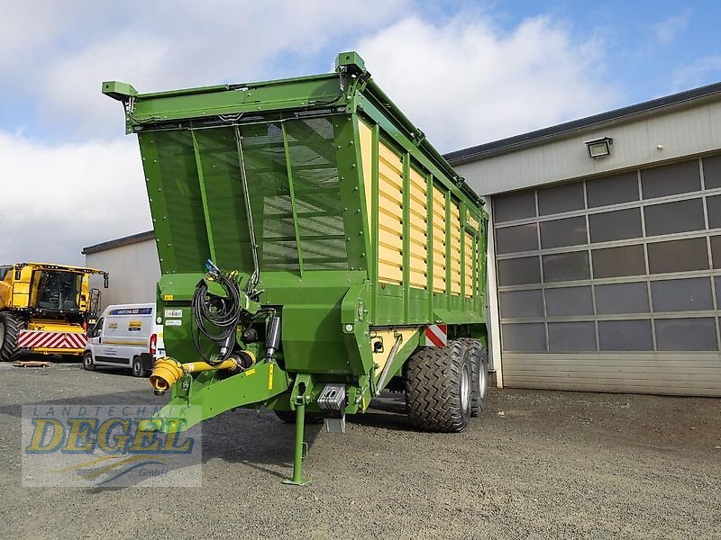 Häcksel Transportwagen des Typs Krone TX 460, Vorführmaschine in Feilitzsch (Bild 9)