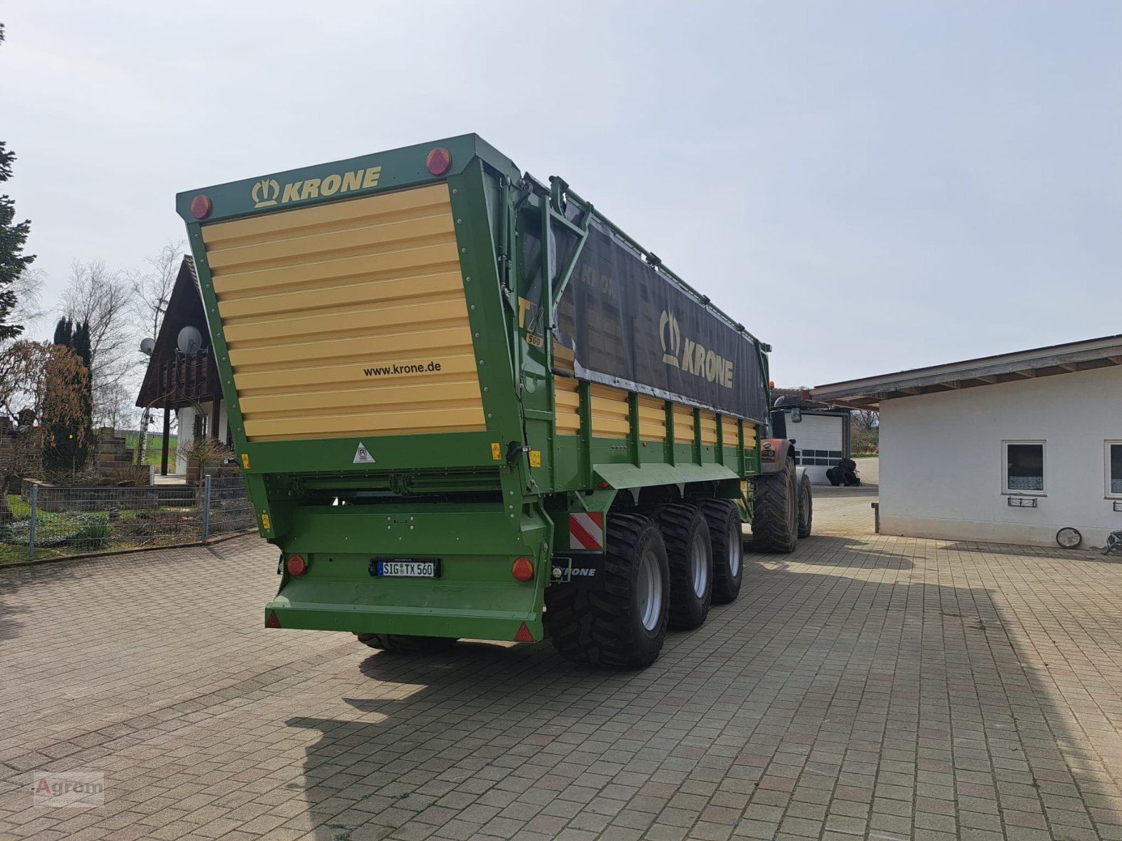 Häcksel Transportwagen typu Krone TX560, Neumaschine v Riedhausen (Obrázek 3)