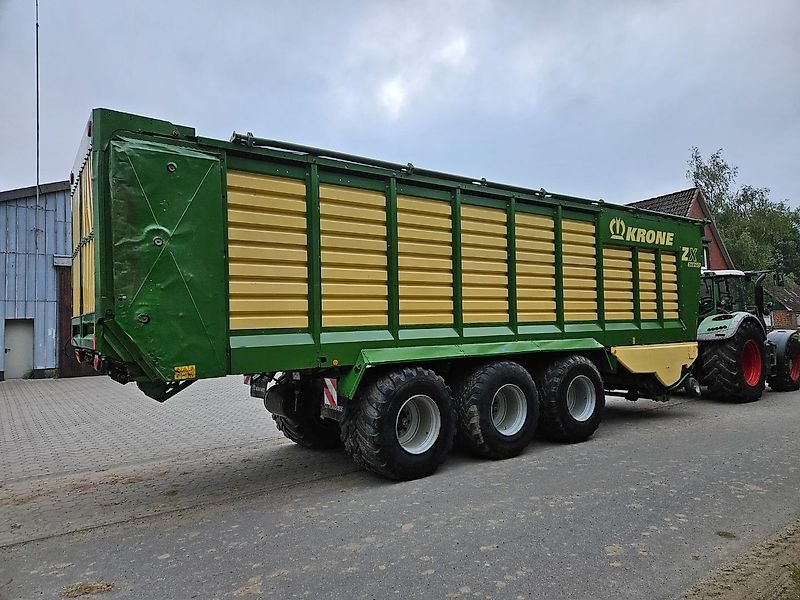 Häcksel Transportwagen del tipo Krone ZX 560 GD mit Abdeckung, Gebrauchtmaschine en Honigsee (Imagen 13)