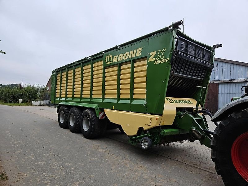 Häcksel Transportwagen des Typs Krone ZX 560 GD mit Abdeckung, Gebrauchtmaschine in Honigsee (Bild 14)