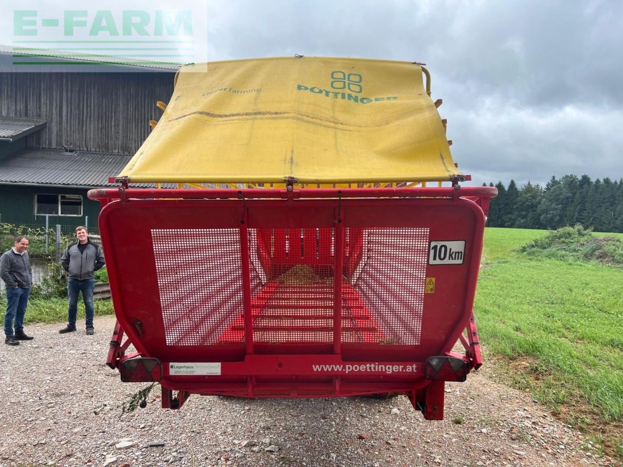 Häcksel Transportwagen typu Pöttinger Euroboss 370H, Gebrauchtmaschine v REDLHAM (Obrázok 7)