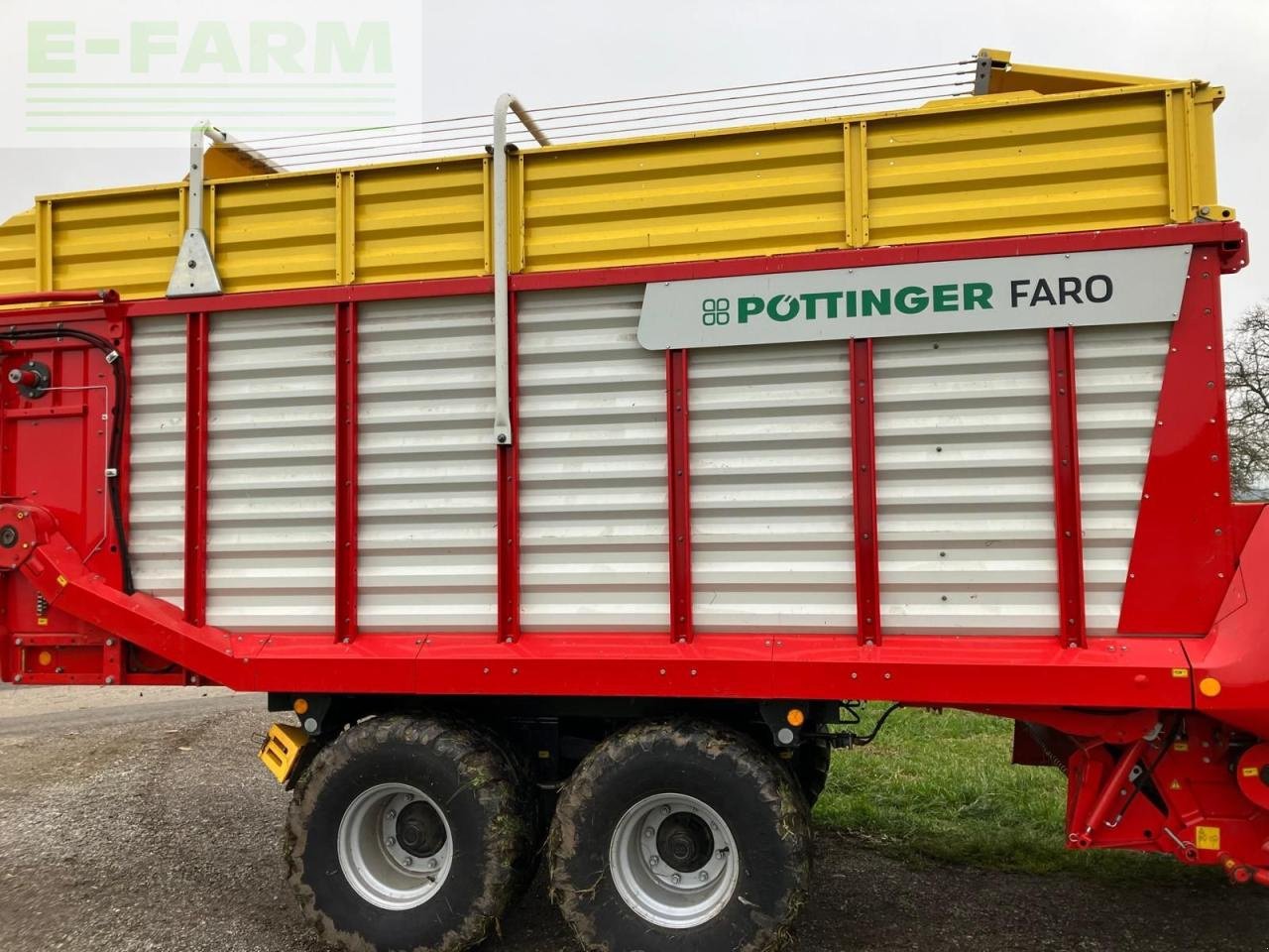 Häcksel Transportwagen del tipo Pöttinger Faro 3510 D, Gebrauchtmaschine In REDLHAM (Immagine 3)