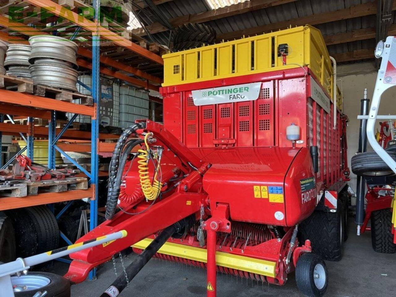 Häcksel Transportwagen van het type Pöttinger faro 4010 l, Gebrauchtmaschine in ST. PÖLTEN (Foto 1)