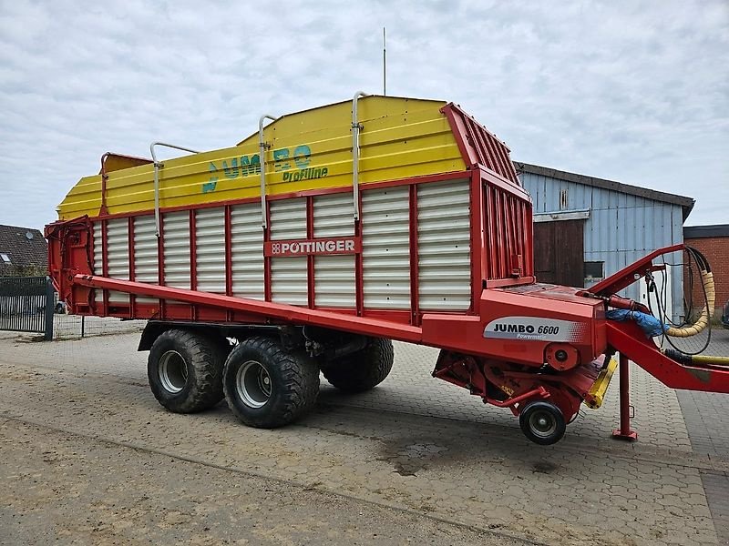 Häcksel Transportwagen del tipo Pöttinger Jumbo 6600 mit Dosierwalzen "wenig gelaufen", Gebrauchtmaschine en Honigsee (Imagen 2)