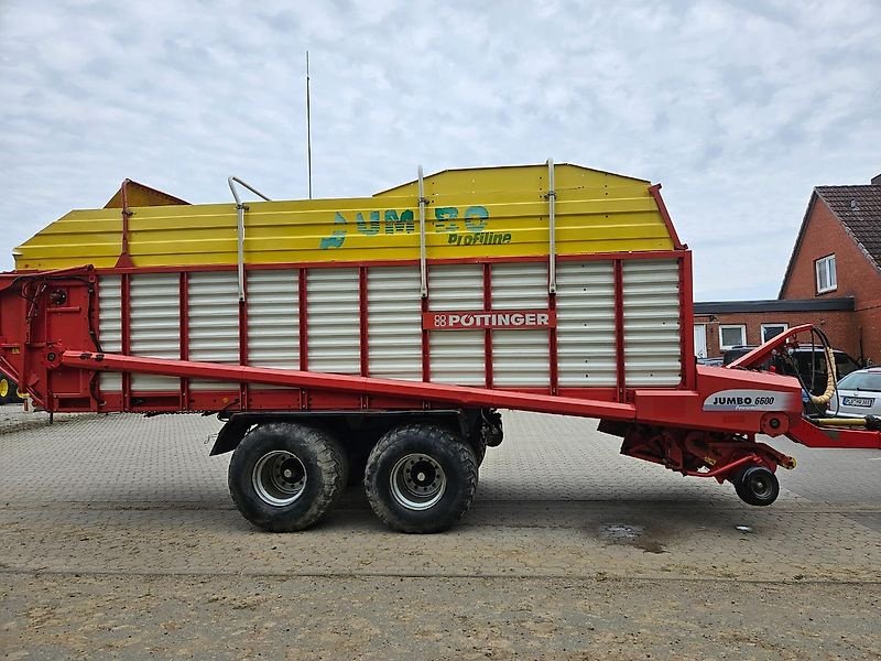 Häcksel Transportwagen van het type Pöttinger Jumbo 6600 mit Dosierwalzen "wenig gelaufen", Gebrauchtmaschine in Honigsee (Foto 3)