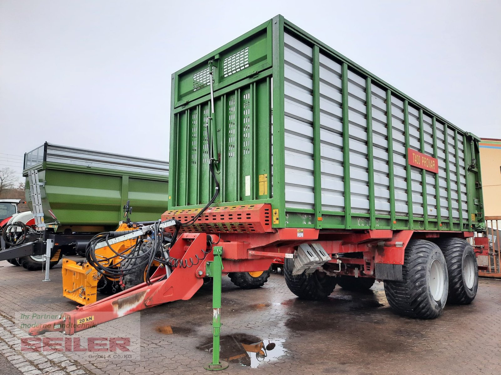 Häcksel Transportwagen des Typs PRONAR T400 Häckseltransportwagen 40m³, Gebrauchtmaschine in Ansbach (Bild 1)