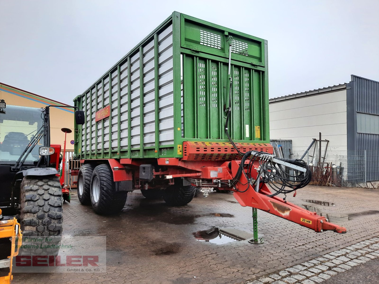 Häcksel Transportwagen des Typs PRONAR T400 Häckseltransportwagen 40m³, Gebrauchtmaschine in Ansbach (Bild 2)