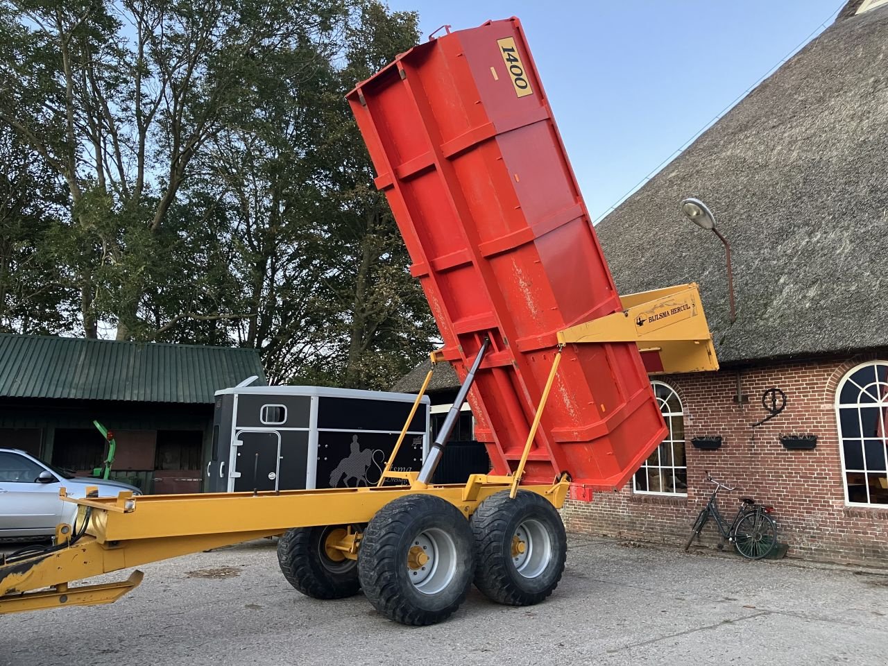 Häcksel Transportwagen typu Sonstige Bijlsma 1400, Gebrauchtmaschine v St. - Jacobiparochie (Obrázek 10)