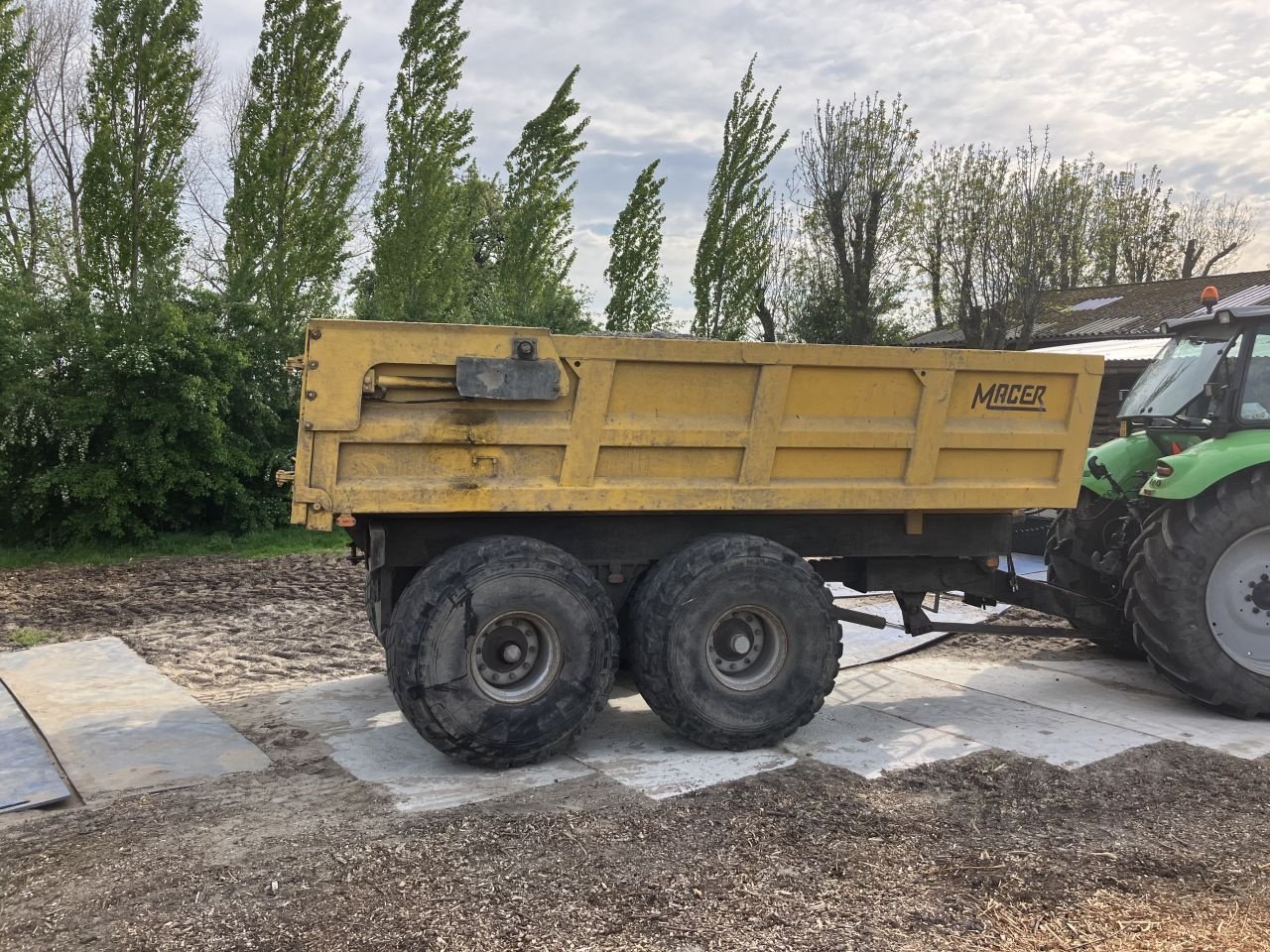 Häcksel Transportwagen Türe ait Sonstige Macer 22 ton, Gebrauchtmaschine içinde Kockengen (resim 3)