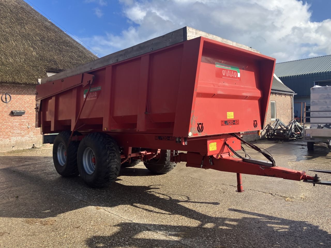 Häcksel Transportwagen des Typs Sonstige Vaia NL 120, Gebrauchtmaschine in St. - Jacobiparochie (Bild 2)