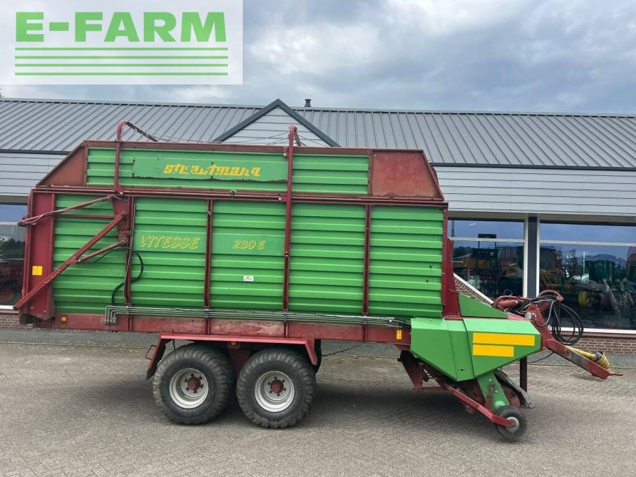 Häcksel Transportwagen van het type Strautmann vitesse 230e, Gebrauchtmaschine in ag BROEKLAND (Foto 6)