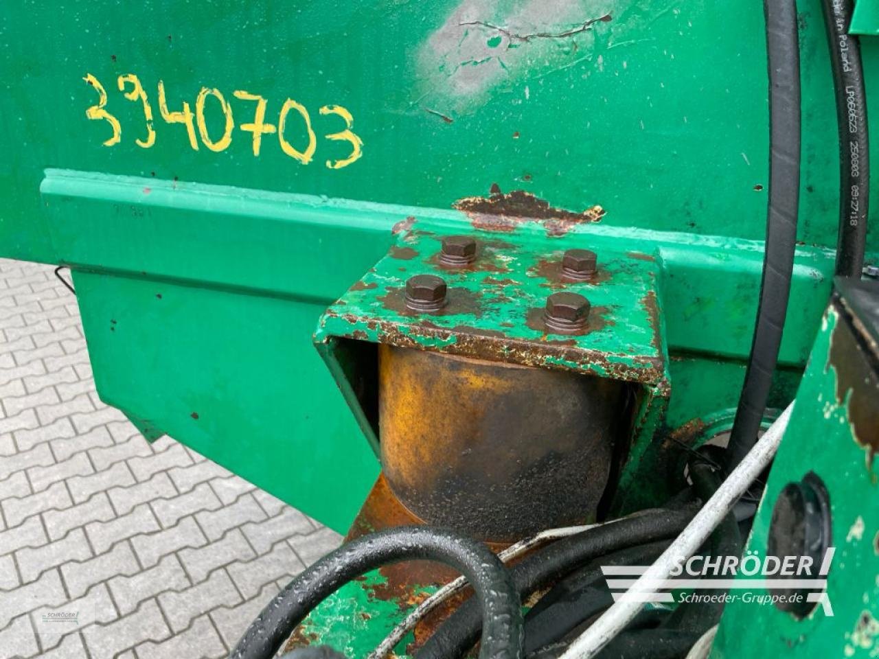 Häcksel Transportwagen Türe ait Tebbe ST 400, Gebrauchtmaschine içinde Wildeshausen (resim 9)