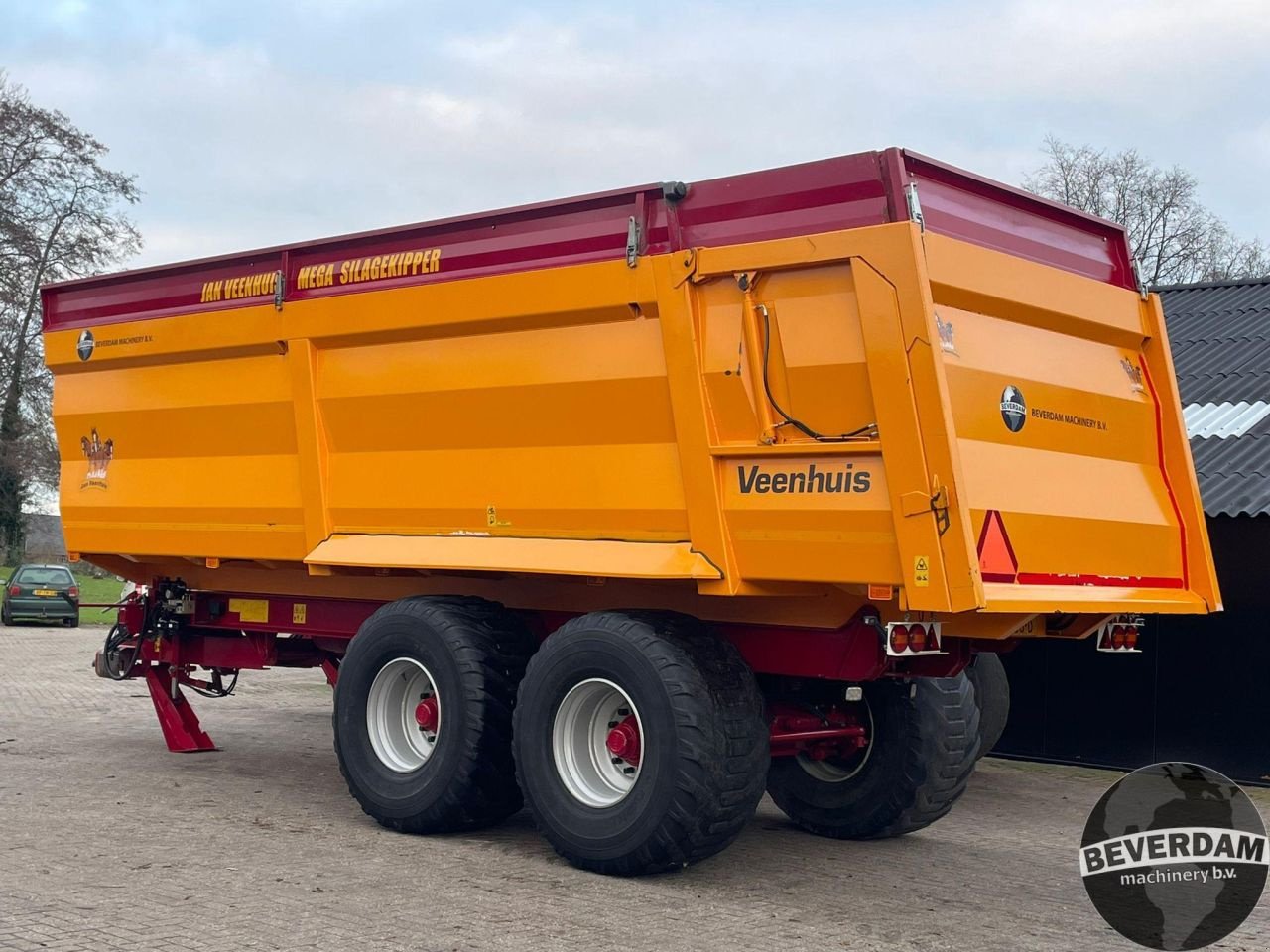 Häcksel Transportwagen a típus Veenhuis JVSK 23000 Mega Silagekipper, Gebrauchtmaschine ekkor: Vriezenveen (Kép 3)