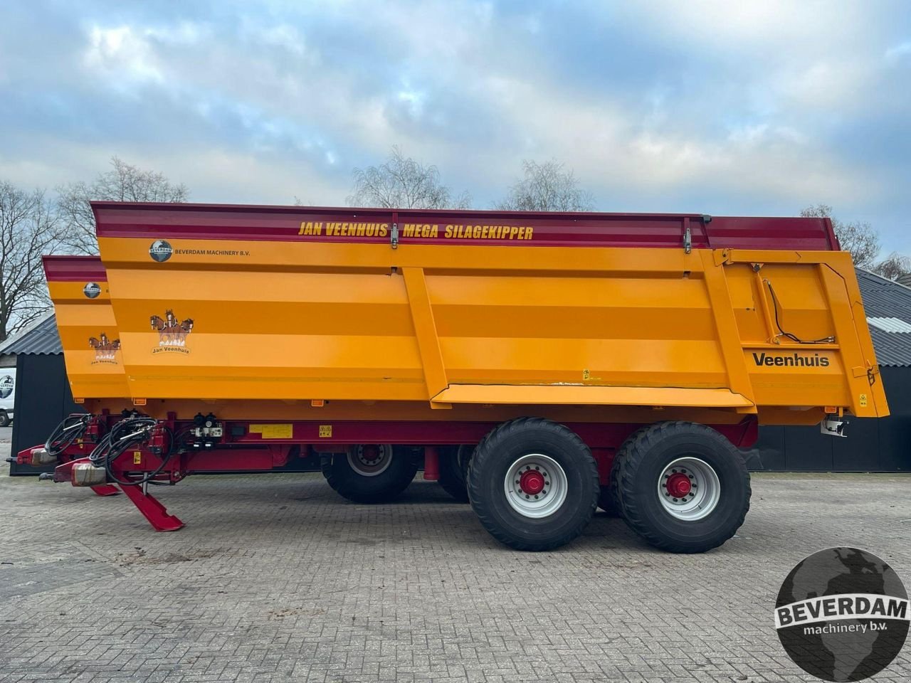 Häcksel Transportwagen a típus Veenhuis JVSK 23000 Mega Silagekipper, Gebrauchtmaschine ekkor: Vriezenveen (Kép 4)