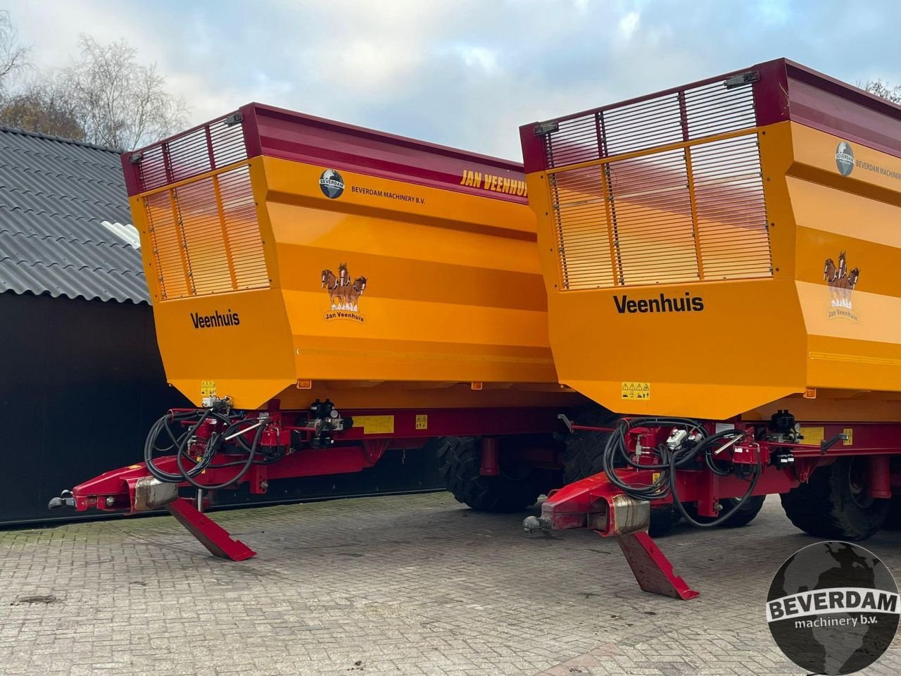 Häcksel Transportwagen a típus Veenhuis JVSK 23000 Mega Silagekipper, Gebrauchtmaschine ekkor: Vriezenveen (Kép 10)