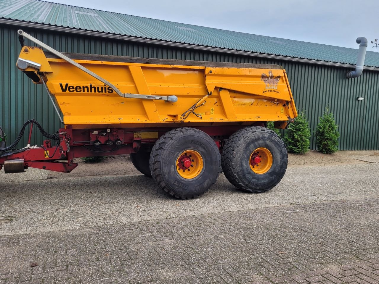 Häcksel Transportwagen del tipo Veenhuis JVZK 18000, Gebrauchtmaschine In azewijn (Immagine 2)