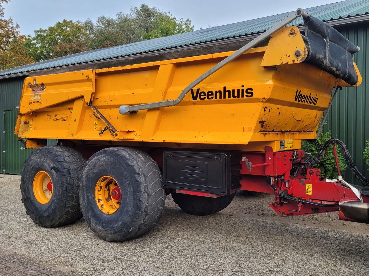 Häcksel Transportwagen van het type Veenhuis JVZK 18000, Gebrauchtmaschine in azewijn (Foto 7)